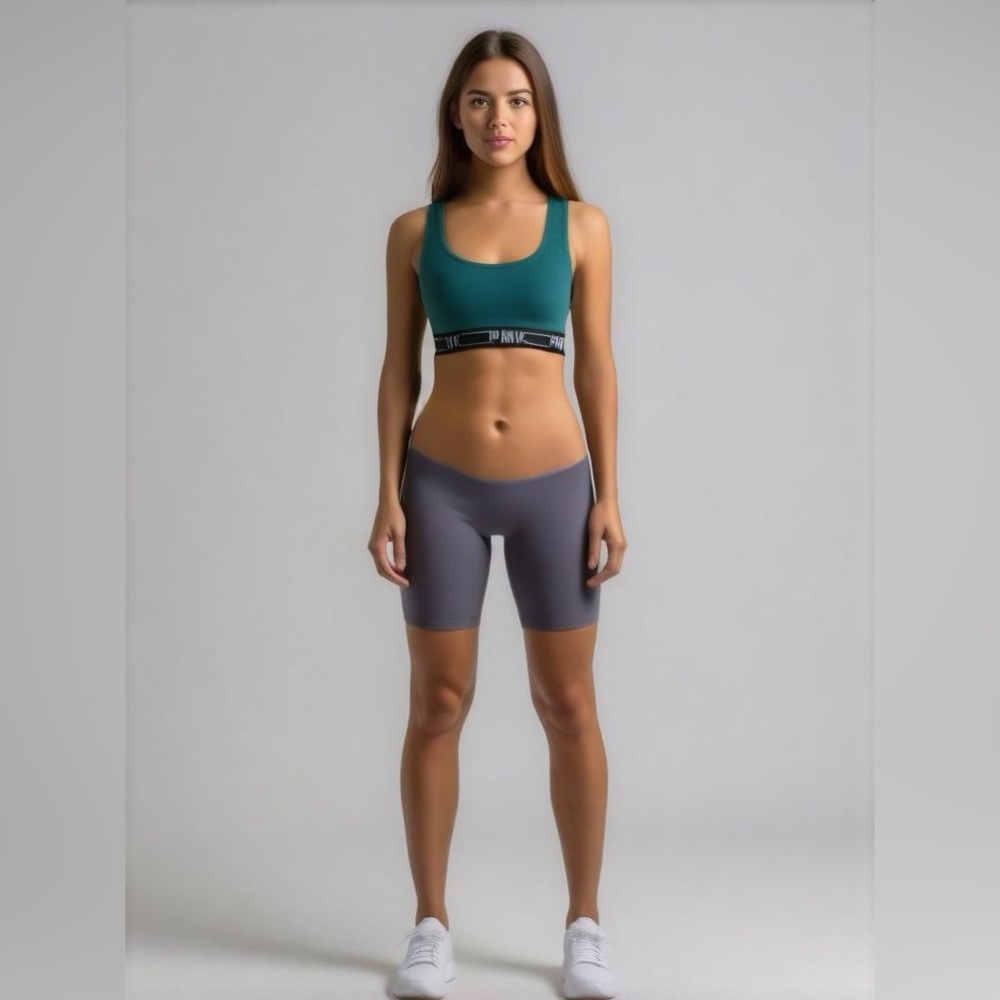 Women's PINK by Victoria's Secret Teal Sports Bra XS